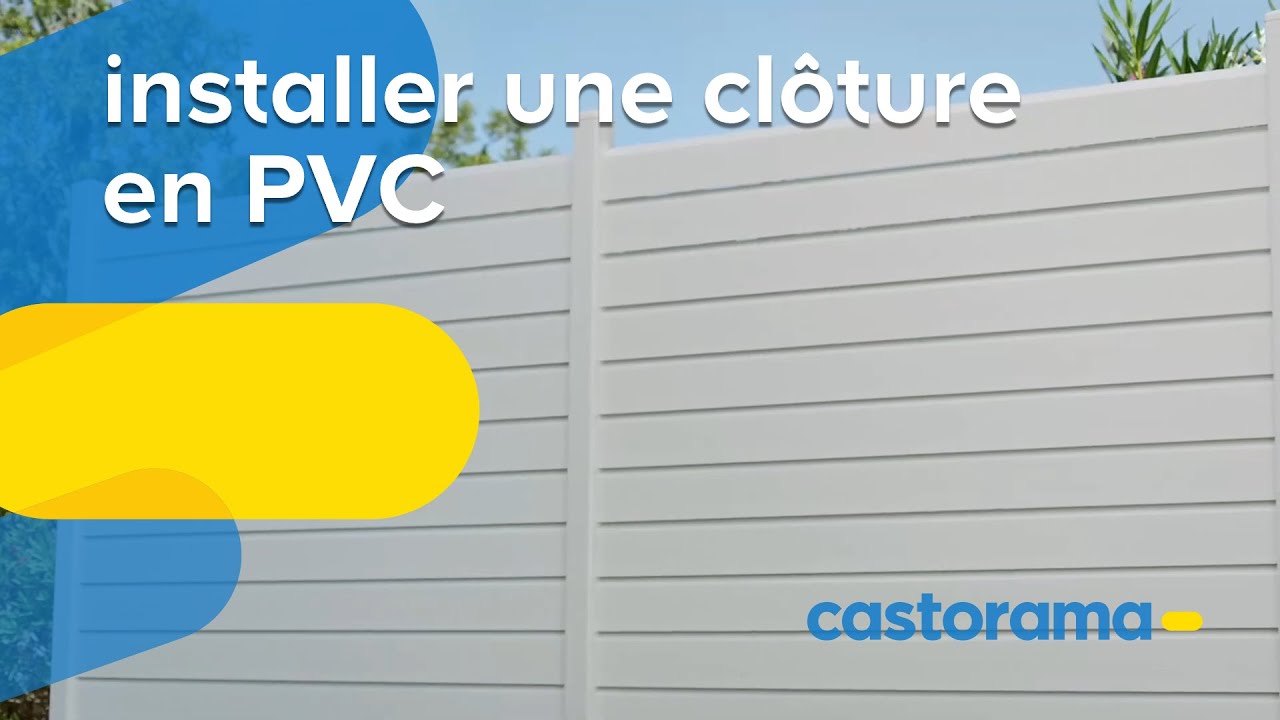 Comment installer une clôture en PVC Goodhome - Castorama
