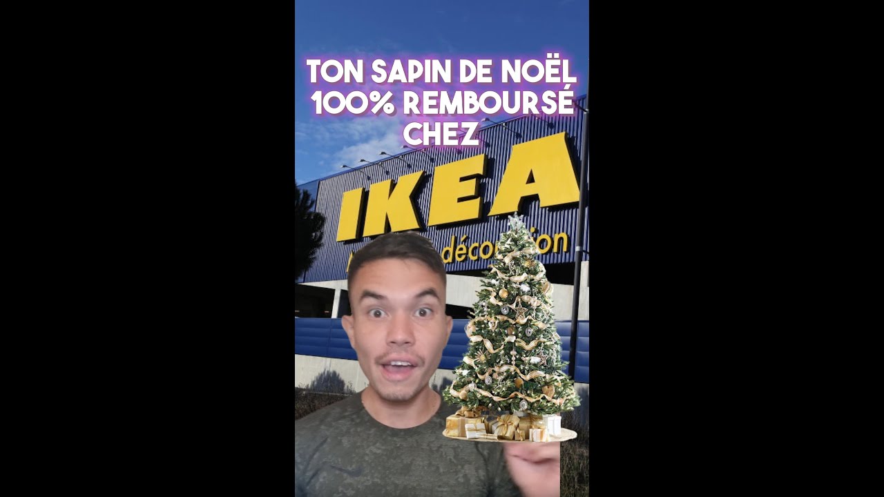 Comment avoir un sapin de noël 100% remboursé chez #ikea #achatdenoel #fairedeseconomies #bonplan