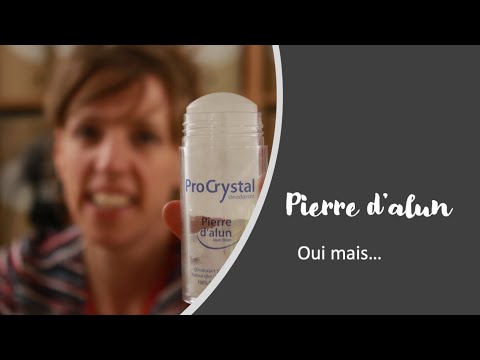 Déodorant naturel pierre d'alun de potassium bienfaits ou cancérigène?
