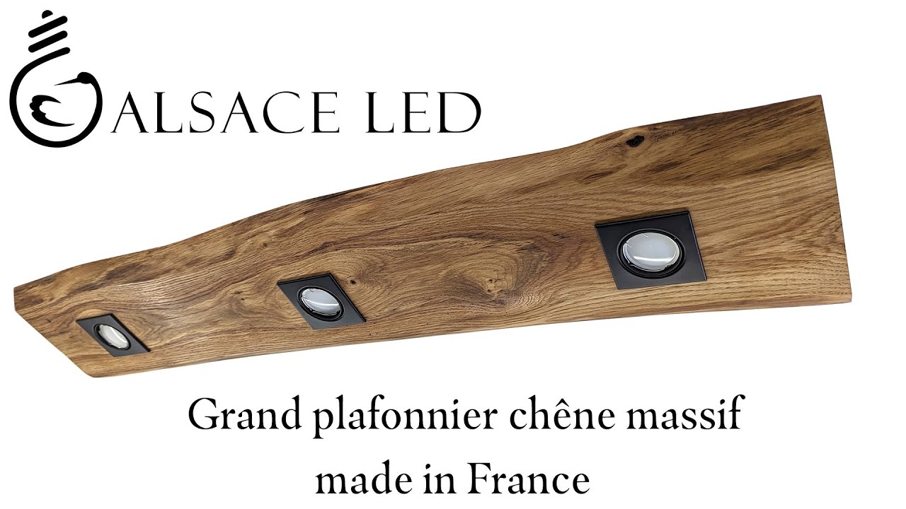 plafonnier bois naturel 110 cm