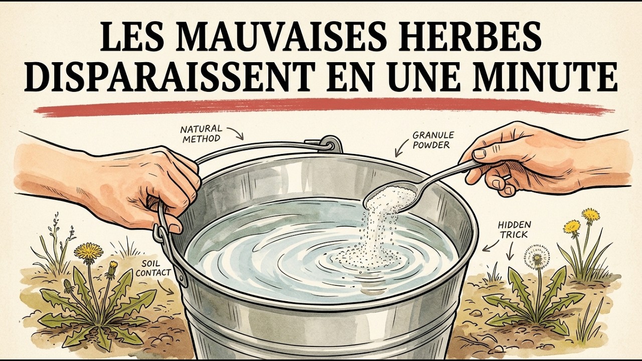 Le Secret de Mon Voisin contre les Mauvaises Herbes — Elles Ont Presque Disparu du Jour au Lendemain