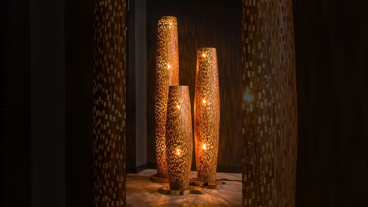 Lampadaire Salon Bois : Chaleur et Élégance