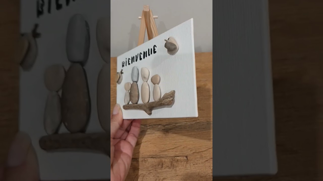 Toile naturelle de galets