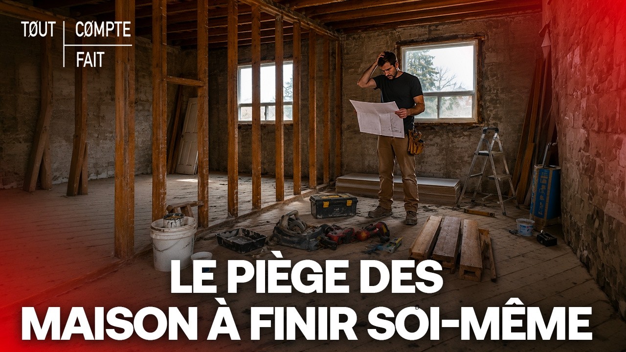 ENQUÊTE : Le PIÈGE des maisons à finir soi-même – Tout Compte Fait