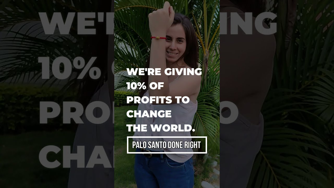 Thanks to this red BRACELET we plant trees | #PaloSantoDoneRight