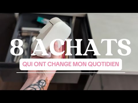 📌 8 ACHATS Qui ont CHANGÉ mon QUOTIDIEN et mon ORGANISATION 🗒️ 