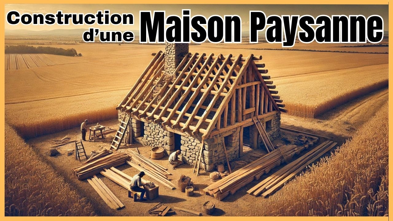 Construction d'une maison paysanne, le savoir-faire des artisans bâtisseurs d'autrefois