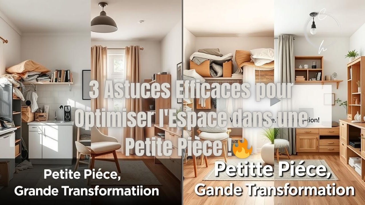 Comment Optimiser l'Espace dans une Petite Pièce ? 🏠 | Astuces & Idées de Design Intérieur ✨