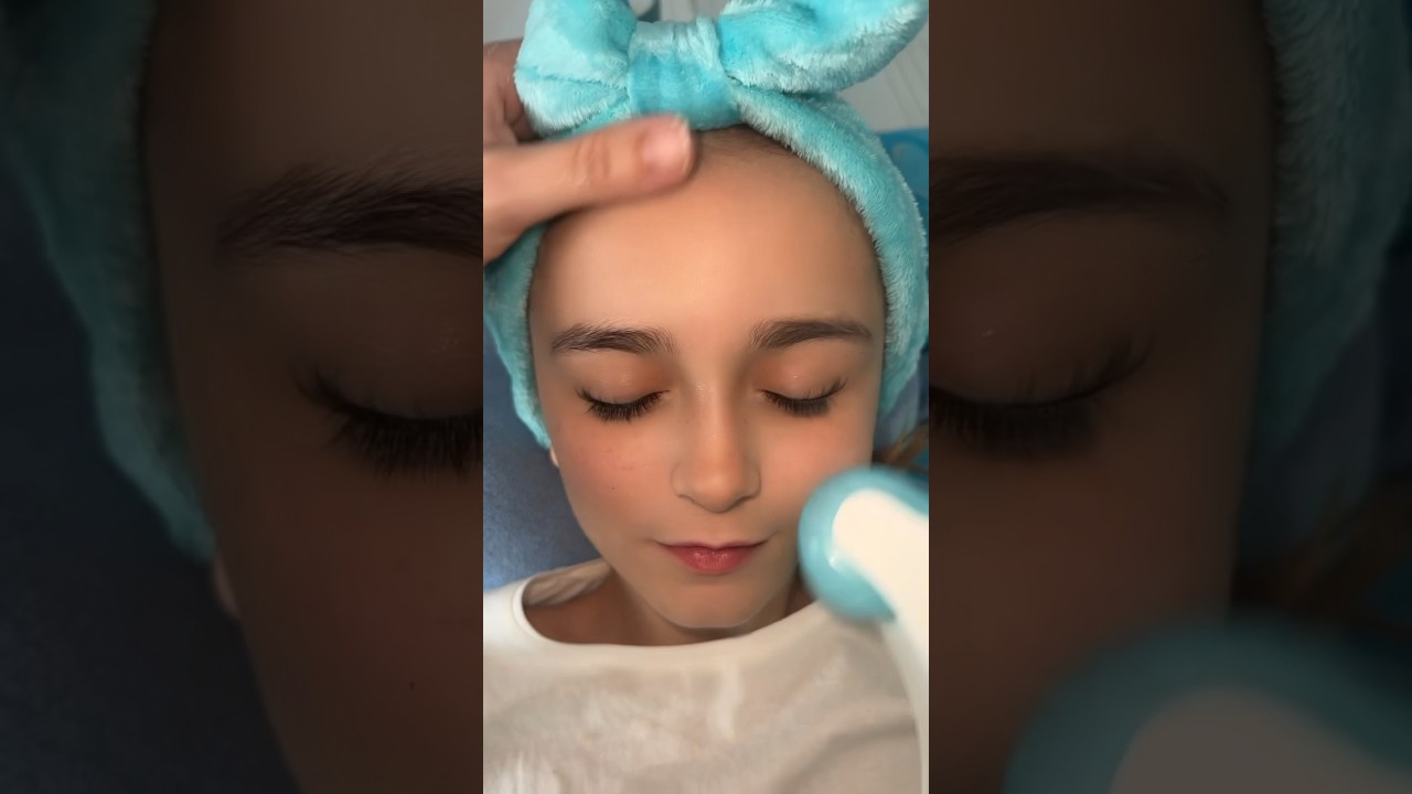 Soin relaxation tout bleu #shortvideo #merefille #tutorial