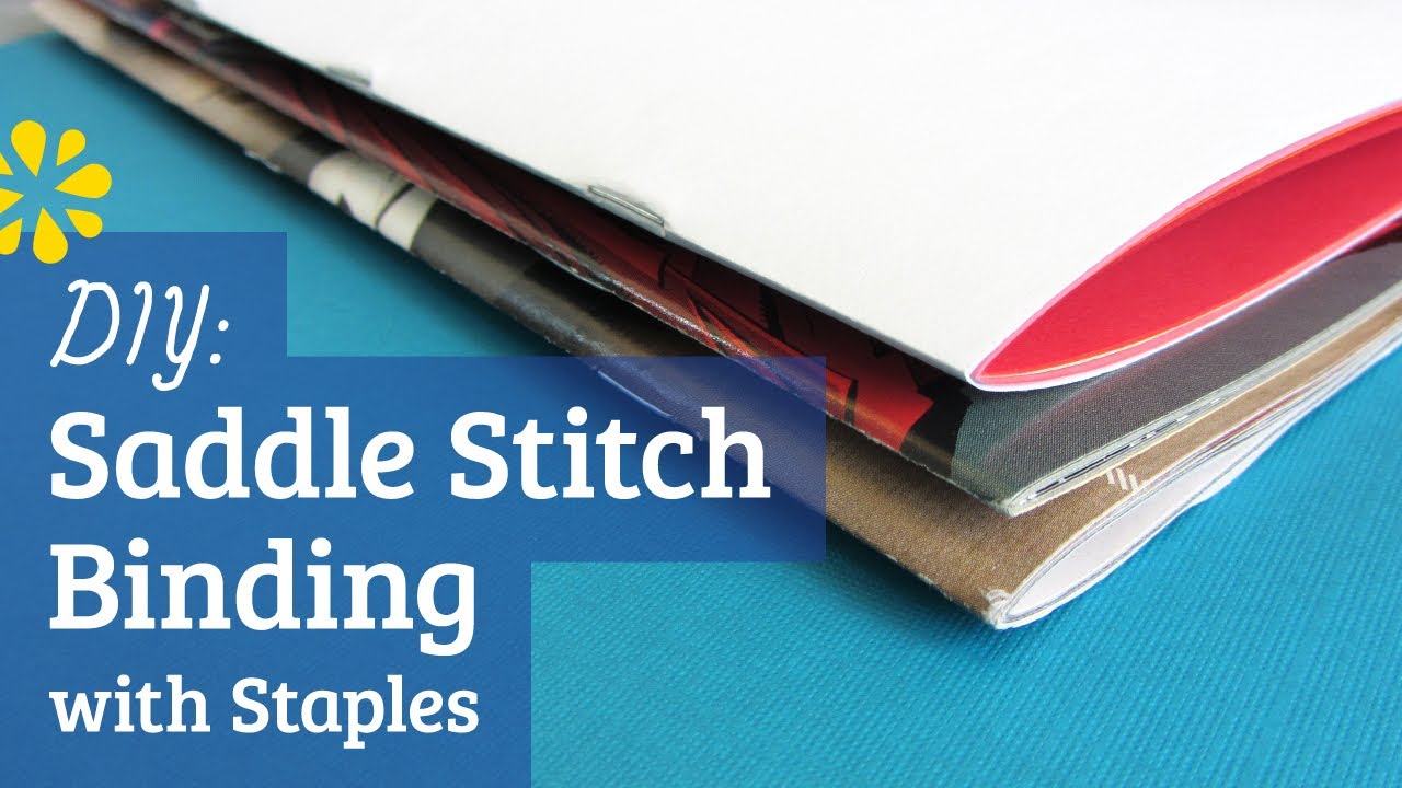 DIY Staple Saddle Stitch Bookbinding Tutorial | Sea Lemon