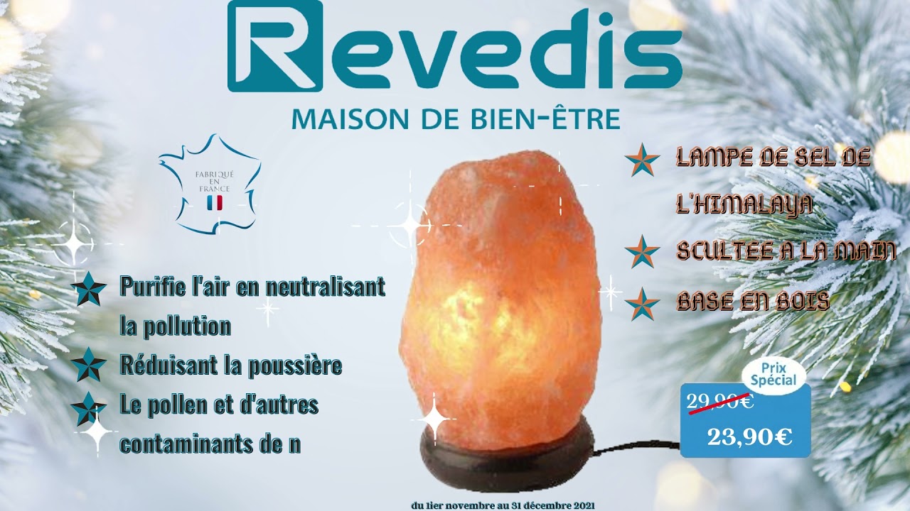 LAMPE DE SEL DE L'HIMALAYA