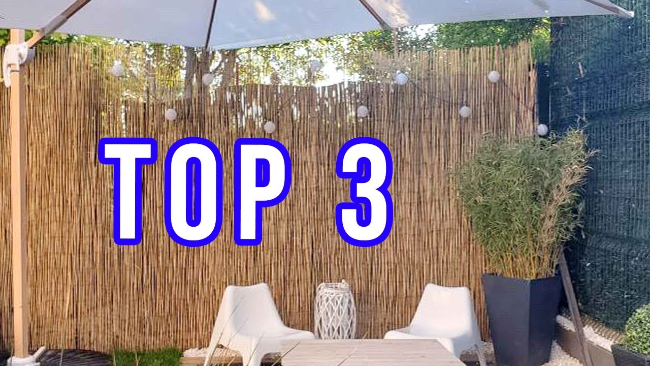 Quel Brise Vue en Canisse Choisir ? TOP 3 | Comparatif | 2022