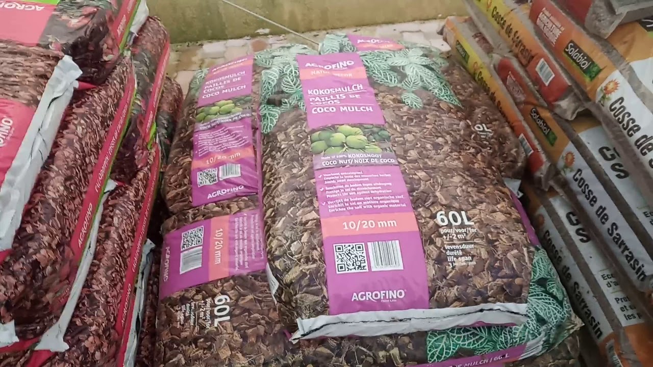 Différents types de paillages naturel ou minéral