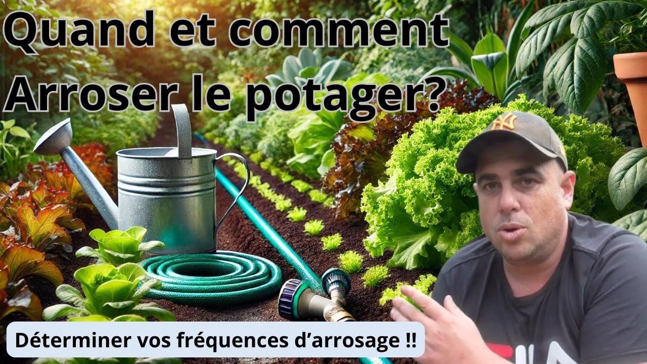 💧 Comment Bien Arroser Votre Potager : Techniques, Besoins en Eau et Astuces