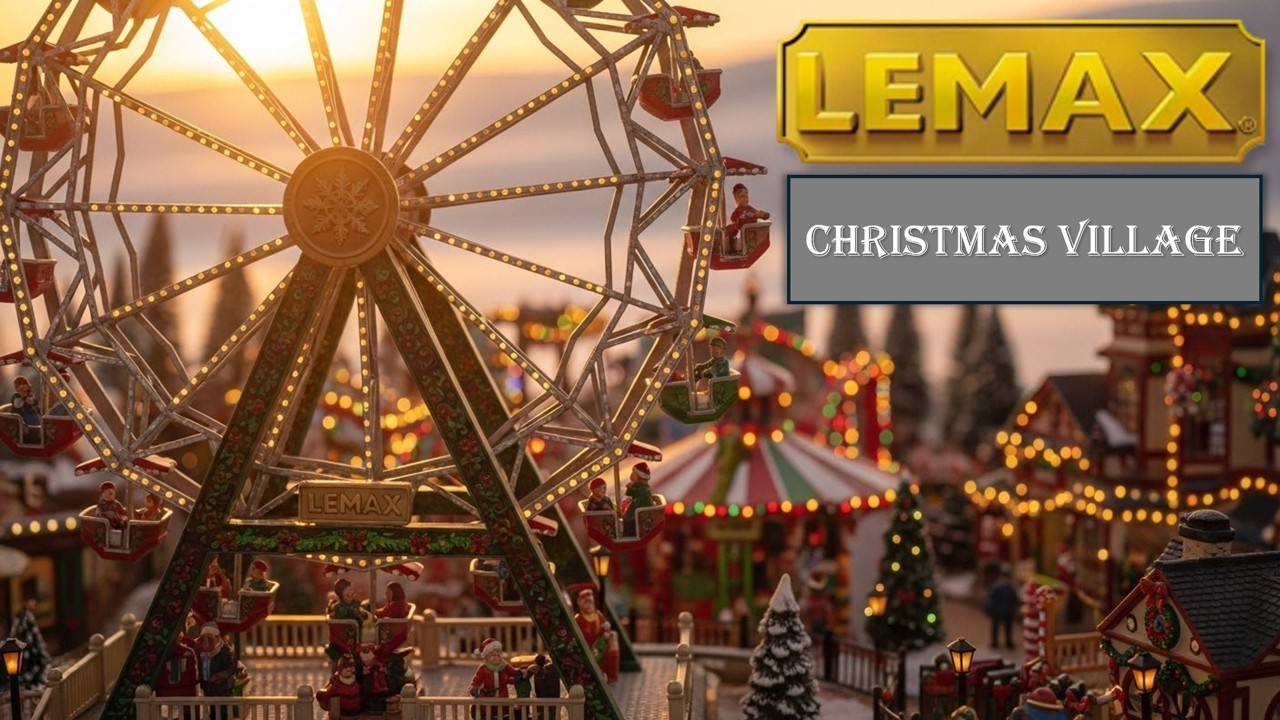 Lemax Christmas Village 2025 Twinkling Lights & Whimsical Charm!