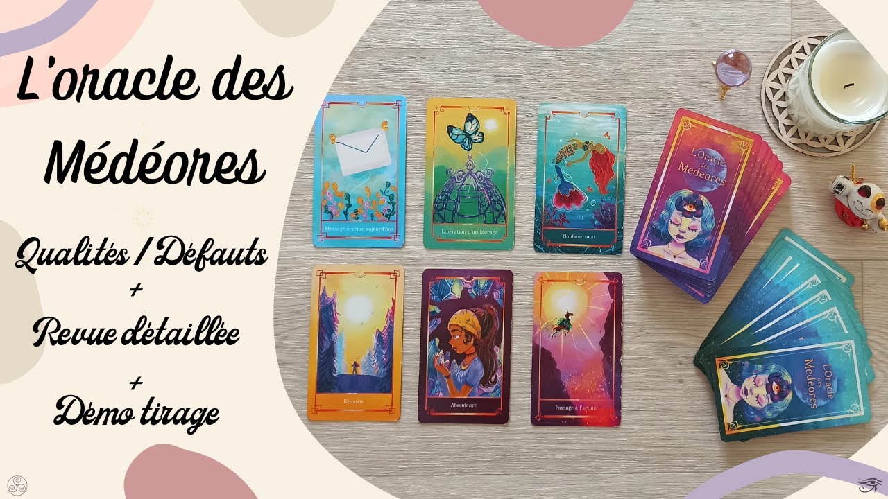 #1 APPRENDRE l'Oracle des Médéores - La divination associée aux soins de  guérison ! Tirages exclus
