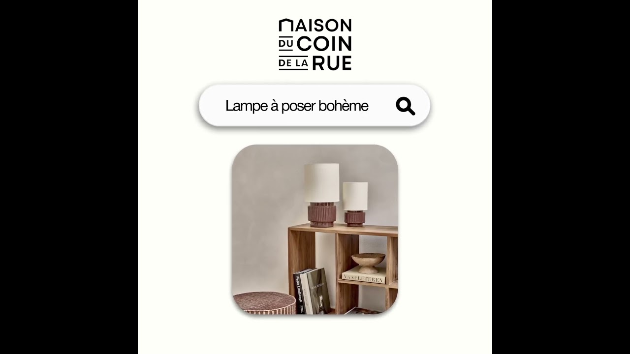Nos lampes à poser Design & Bohème pour votre intérieur