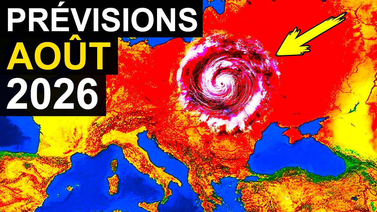 PRÉVISION D'AOÛT 2026 TERRIFIANTE ! Revirement météo brutal. Du jamais vu