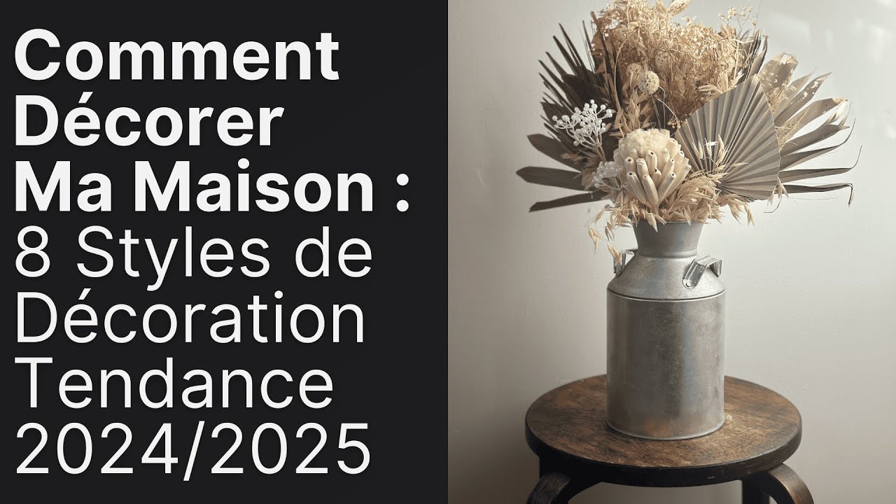 Comment Décorer Ma Maison : 8 Styles de Décoration Tendance pour 2024/2025
