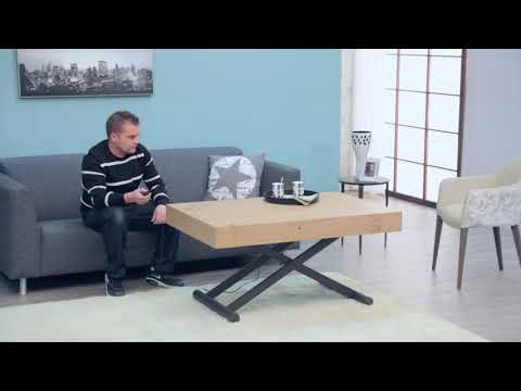 Table basse relevable et extensible  Activa Electrique - INDESAN
