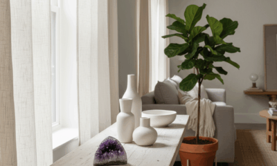 découvrez comment utiliser une géode d'améthyste pour embellir et apporter une touche naturelle et élégante à votre décoration intérieure.