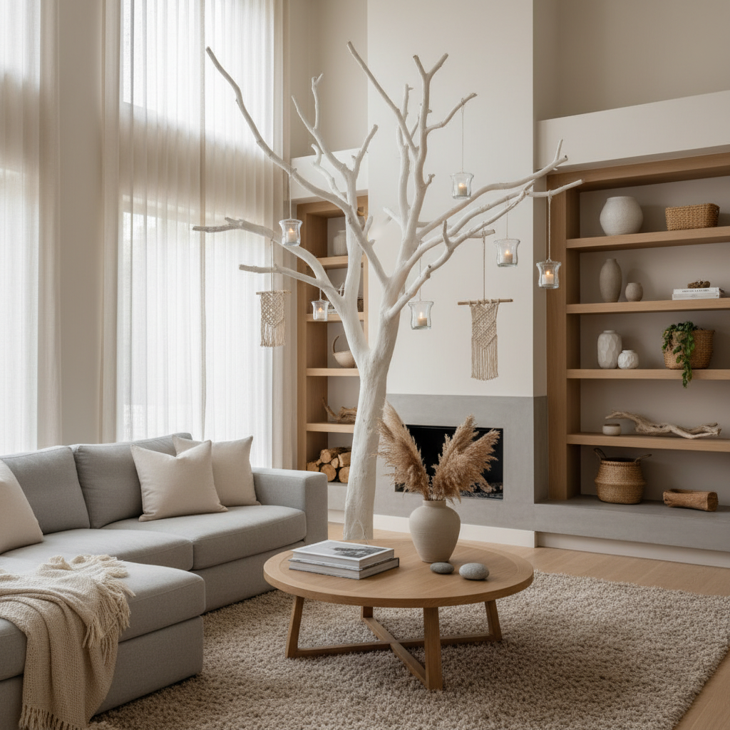 découvrez l'arbre au bois blanc, une solution déco naturelle et élégante pour sublimer votre intérieur avec une touche authentique et apaisante.