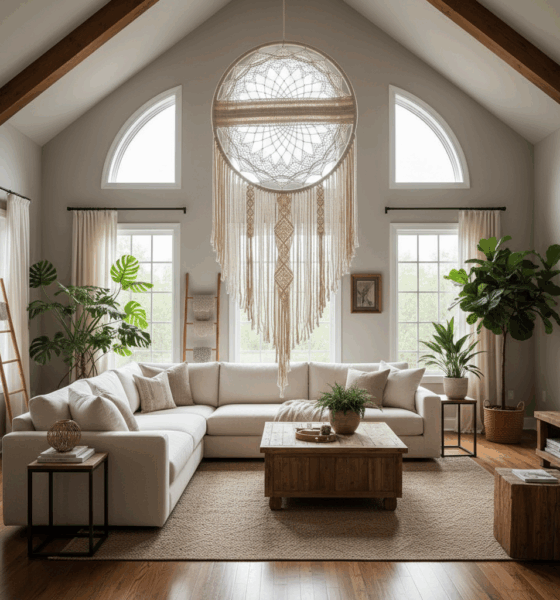 découvrez des idées originales pour décorer de grands espaces avec un attrape rêve géant, alliant esthétique et sérénité pour votre intérieur ou extérieur.