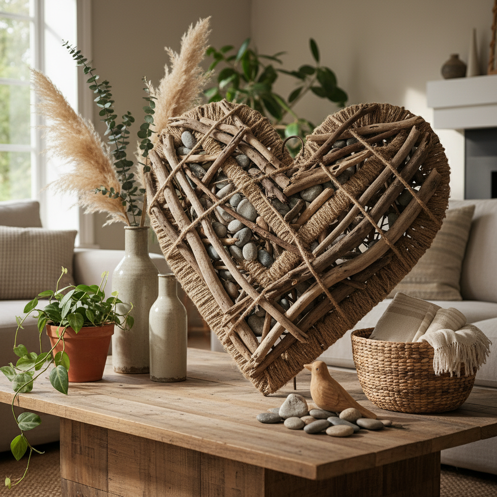 découvrez comment choisir des objets déco naturels et symboliques avec notre guide sur le cœur géant, pour une décoration pleine de sens et d'authenticité.