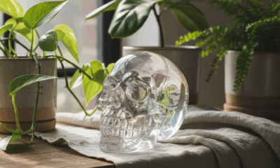 découvrez les significations, usages et bienfaits du crâne en cristal de roche, un objet mystique utilisé pour la méditation, la guérison énergétique et la décoration spirituelle.