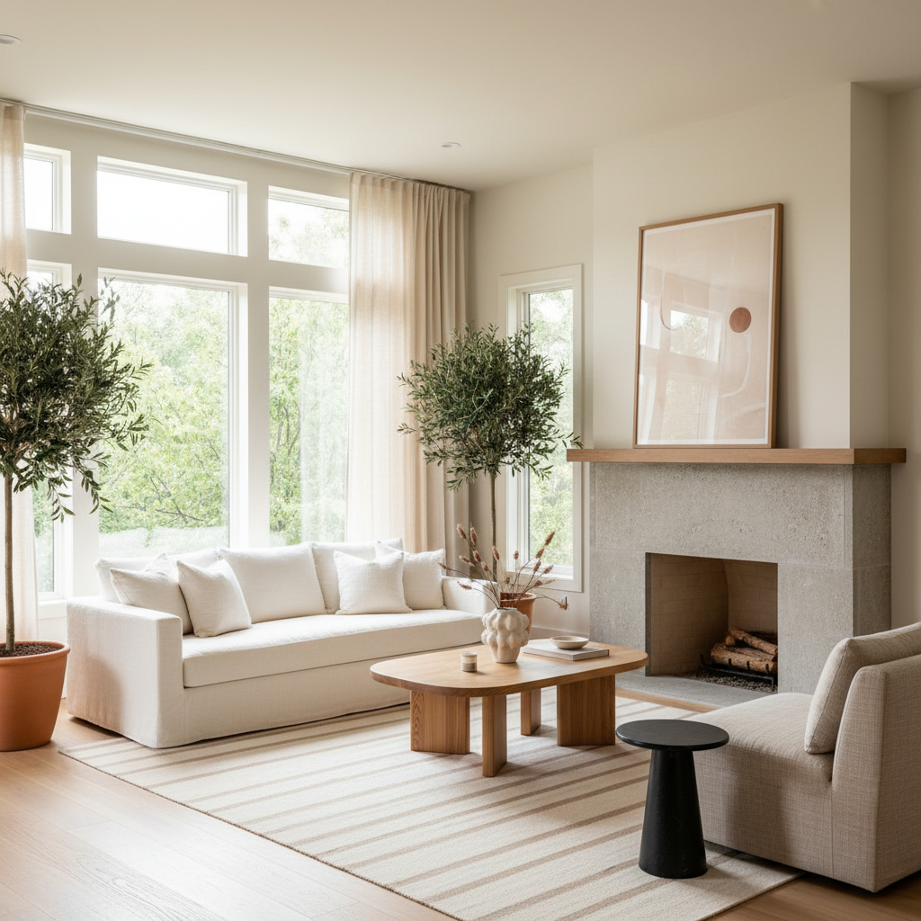 découvrez les tendances déco 2025 pour un salon moderne et apaisé, alliant minimalisme chaleureux, lumière naturelle abondante et matériaux nobles pour un espace élégant et confortable.