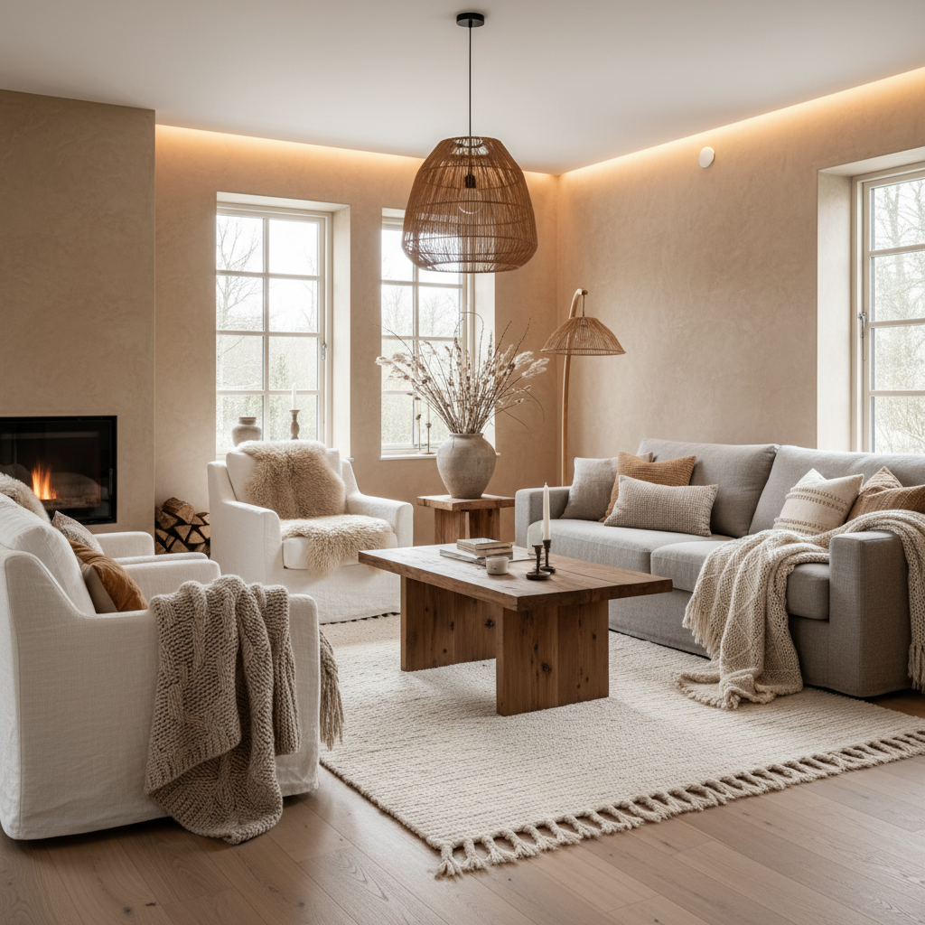 découvrez la déco hiver 2025 : un mariage parfait entre matériaux naturels et authentiques pour une ambiance chaleureuse et accueillante dans votre intérieur.