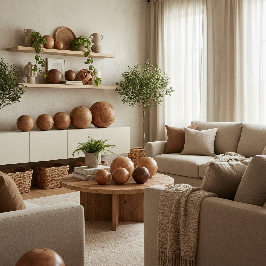 découvrez comment décorer votre intérieur avec des boules en bois pour créer une ambiance naturelle et chaleureuse grâce à nos astuces simples et élégantes.