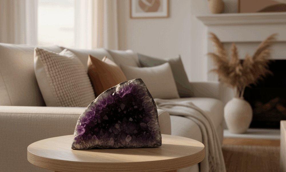 découvrez les propriétés étonnantes, les usages variés et des idées déco inspirantes avec une géode améthyste pour sublimer votre intérieur.