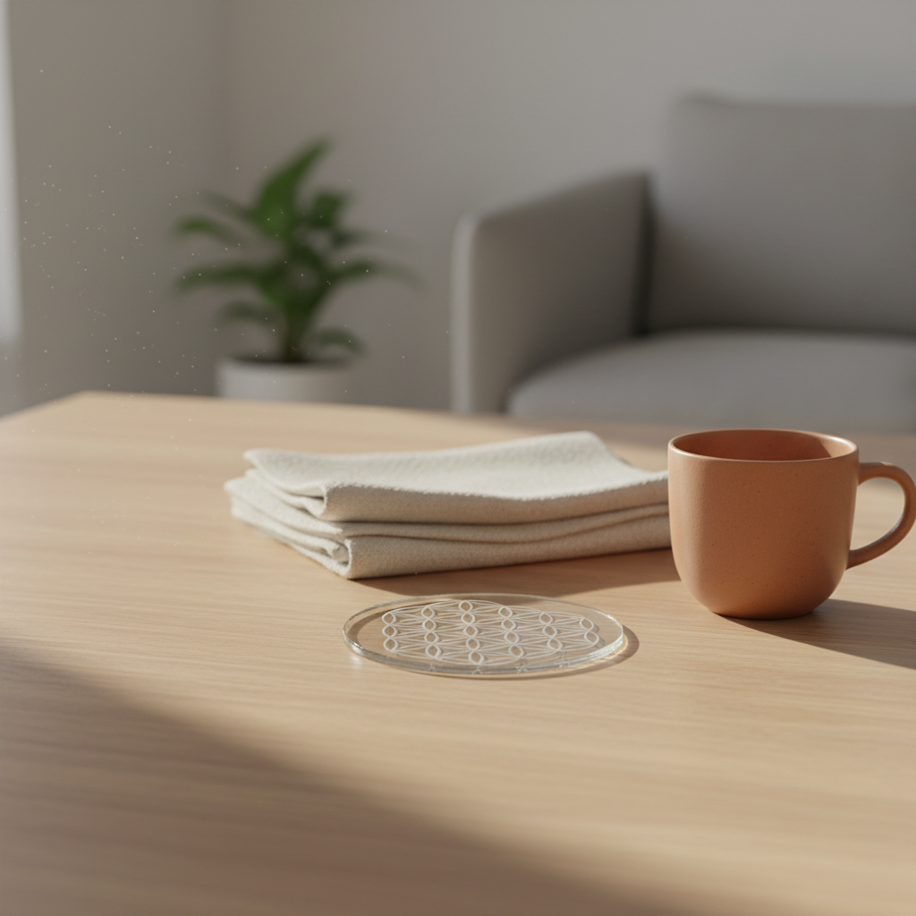 découvrez la fleur de vie sous verre, un symbole sacré alliant spiritualité et élégance pour sublimer votre décoration intérieure.