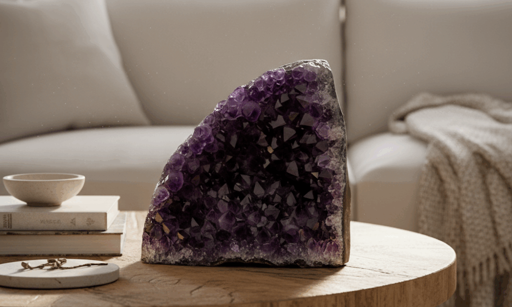 découvrez notre guide complet sur la géode améthyste géante et laissez-vous inspirer par des idées déco naturelles pour sublimer votre intérieur avec élégance et originalité.