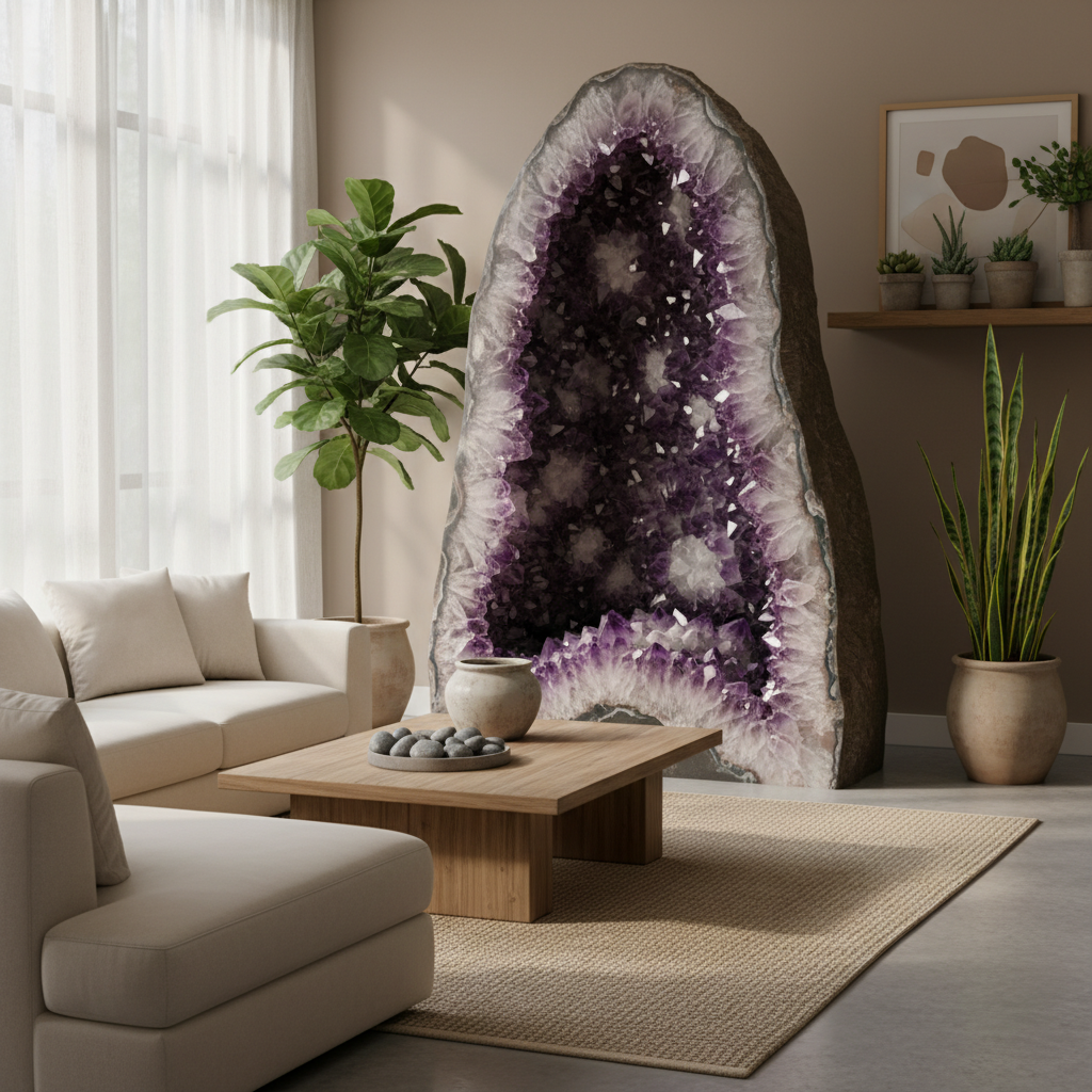 découvrez notre guide complet sur la géode améthyste géante et trouvez des idées déco naturelles pour sublimer votre intérieur avec élégance et bien-être.