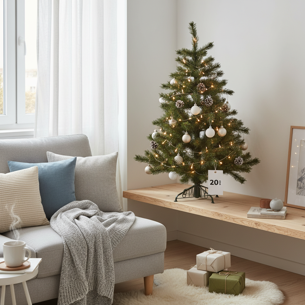découvrez les mini sapins de noël d'ikea à 20 €, parfaits pour décorer les petits espaces avec style et convivialité pendant les fêtes.