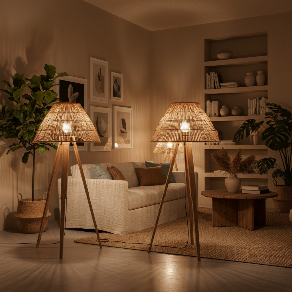 découvrez nos lampadaires en rotin alliant élégance et matériaux naturels pour sublimer l'ambiance de votre intérieur avec style et authenticité.