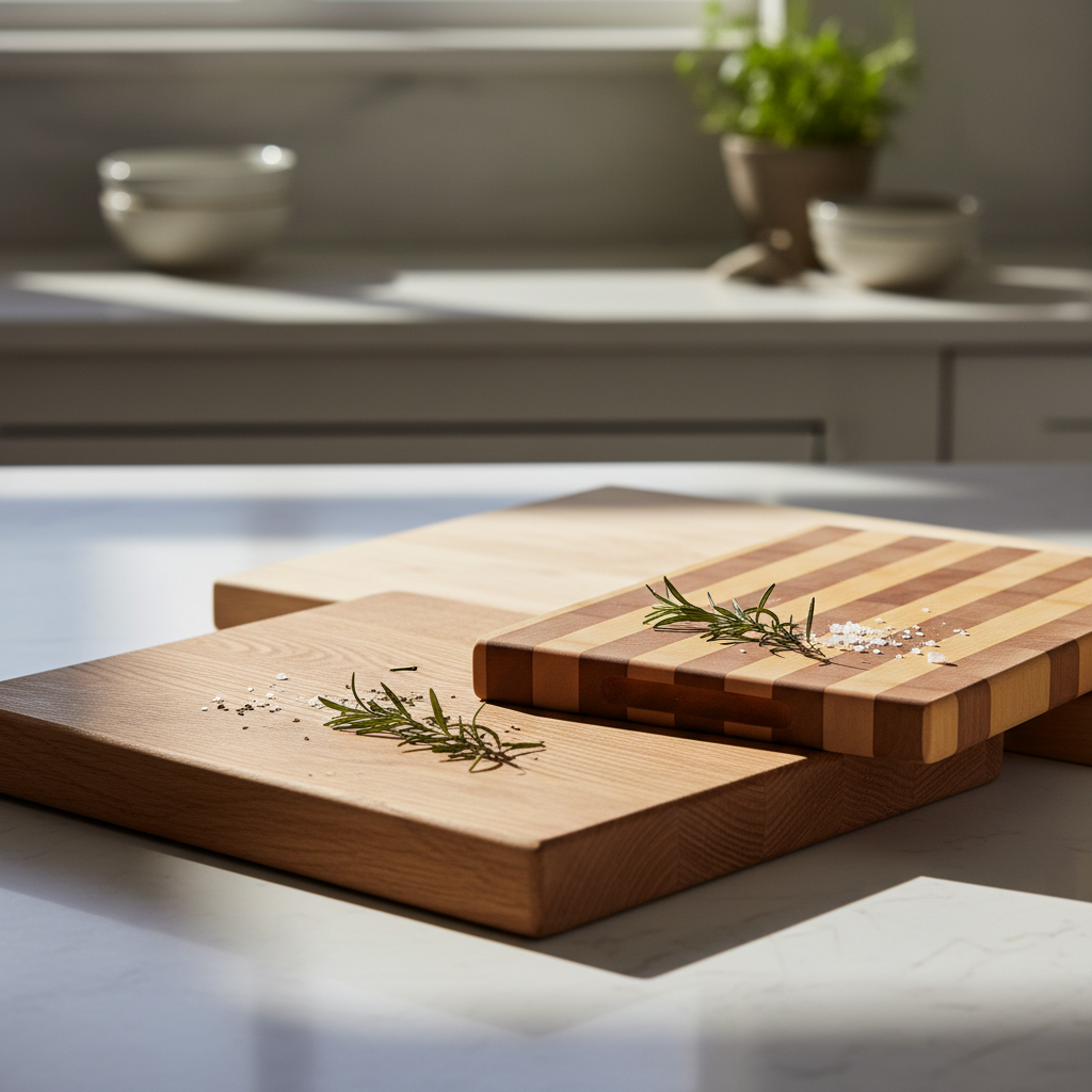 découvrez nos planches en bois pour cuisine, des accessoires naturels incontournables pour allier praticité et élégance dans votre espace culinaire.