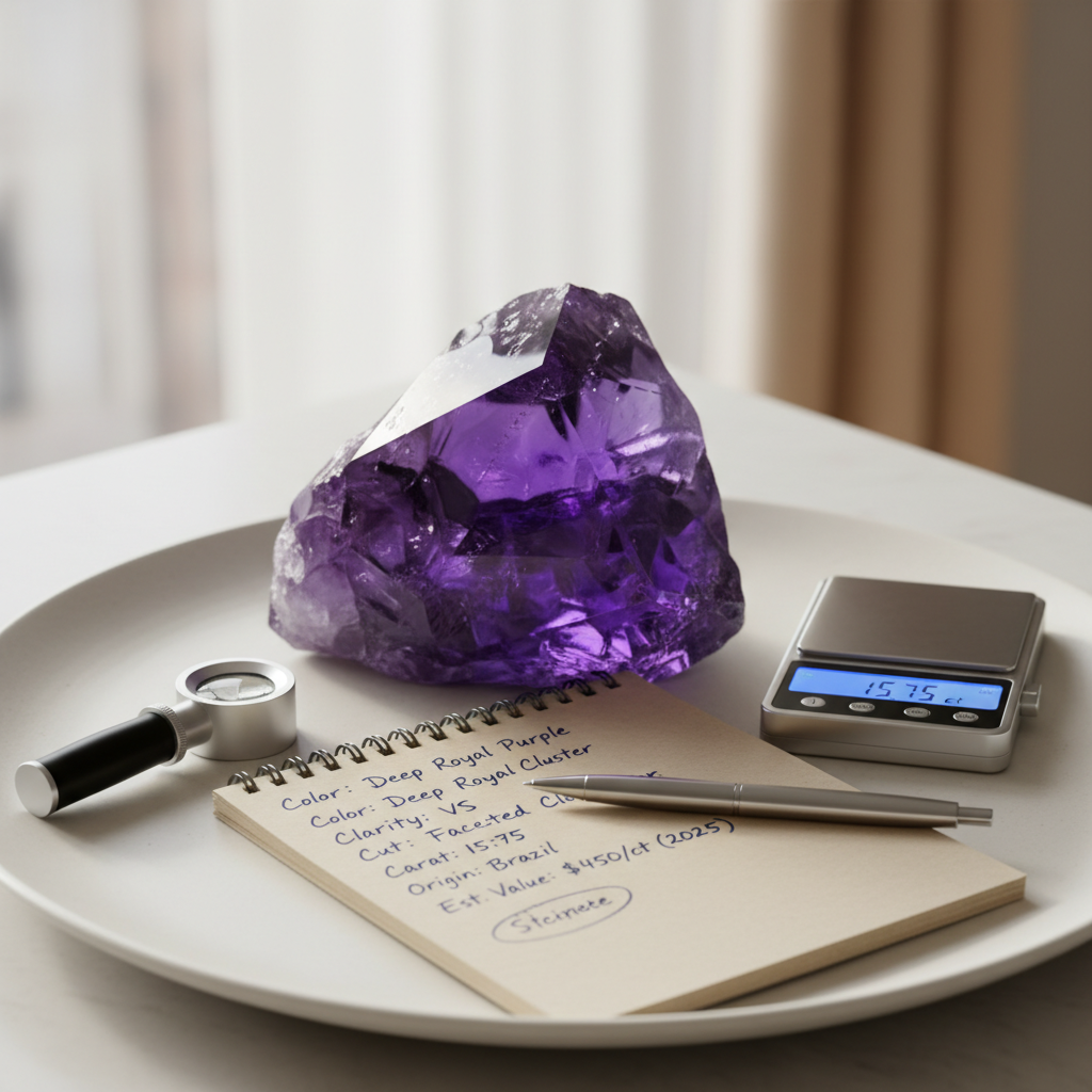 découvrez comment évaluer précisément la valeur de votre améthyste en 2025 grâce à notre guide complet, incluant conseils d'experts et critères essentiels.