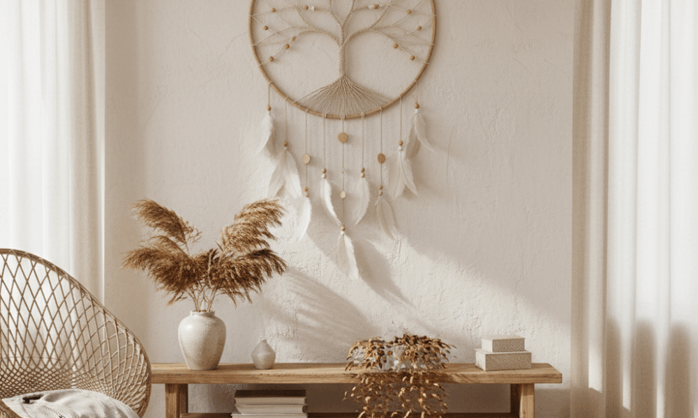 découvrez la signification profonde de l'arbre de vie et de l'attrape rêve, et inspirez-vous de nos idées déco pour intégrer ces symboles porte-bonheur dans votre intérieur.