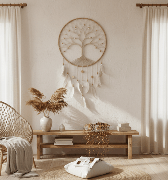 découvrez la signification profonde de l'arbre de vie et de l'attrape rêve, et inspirez-vous de nos idées déco pour intégrer ces symboles porte-bonheur dans votre intérieur.