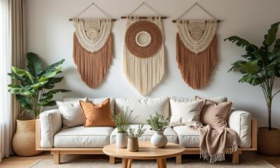 découvrez des idées simples et naturelles de décoration murale bohème pour créer un intérieur harmonieux, chaleureux et plein de charme.