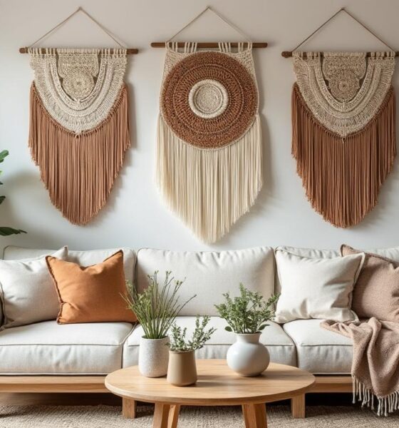 découvrez des idées simples et naturelles de décoration murale bohème pour créer un intérieur harmonieux, chaleureux et plein de charme.