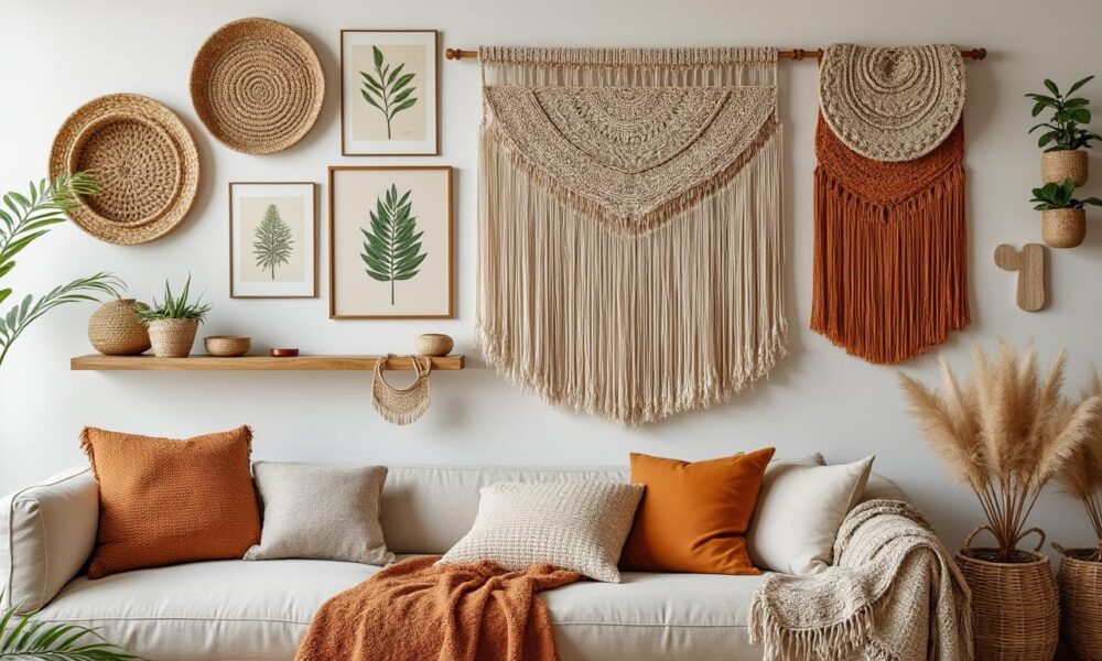 découvrez nos inspirations pour un mur bohème et adoptez des idées déco murale bohème pour un intérieur chaleureux et authentique.