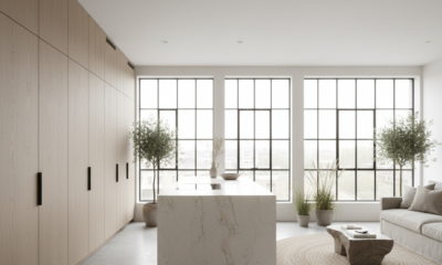 découvrez ce loft de 132 m² alliant design minimaliste, lumière naturelle abondante et espaces intégrés pour un intérieur moderne et harmonieux.