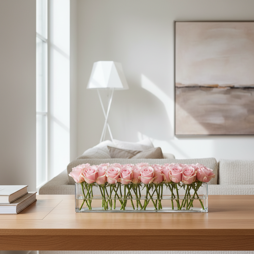 découvrez comment la rose rectangle apporte une touche minimaliste et élégante pour sublimer votre intérieur avec simplicité et style.