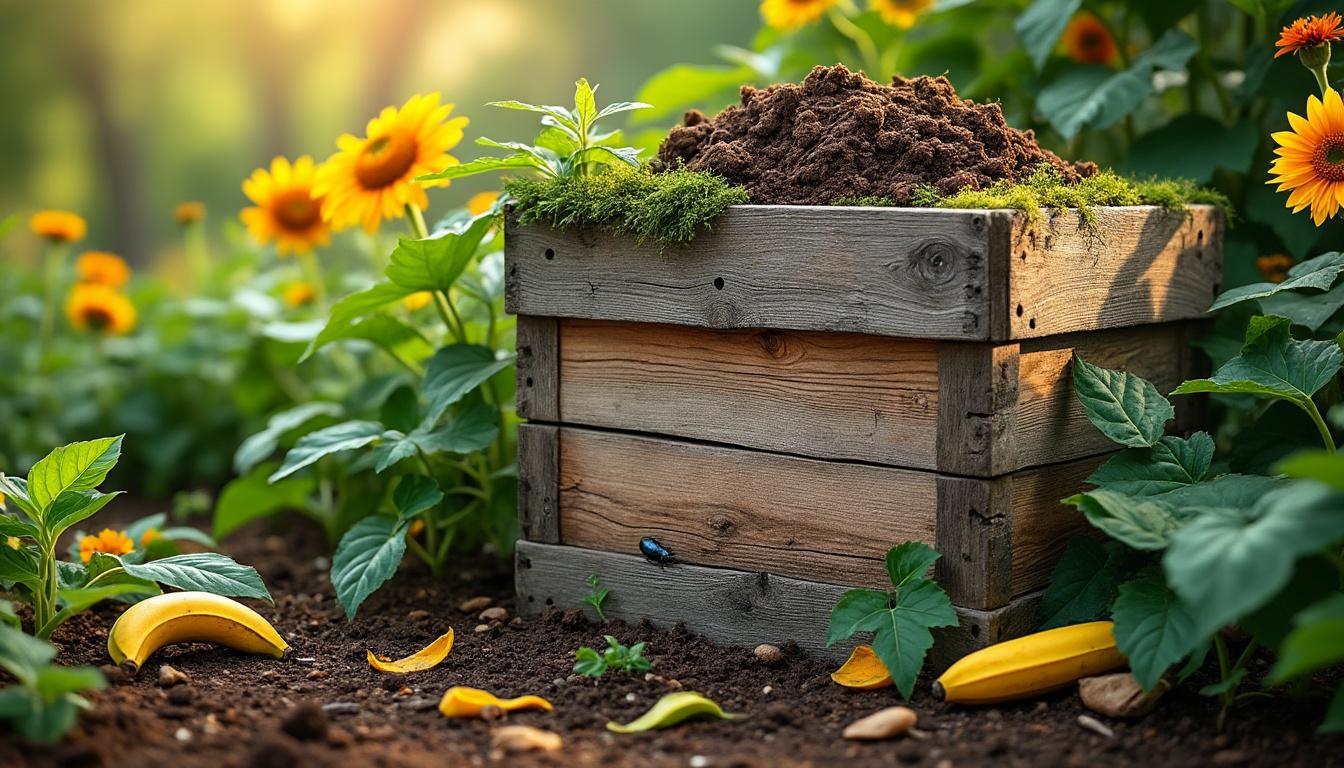 découvrez le composteur en bois, l'allié idéal pour un jardin écologique en 2025. transformez vos déchets organiques en un compost riche et naturel, favorisant la santé de vos plantes tout en respectant l'environnement.