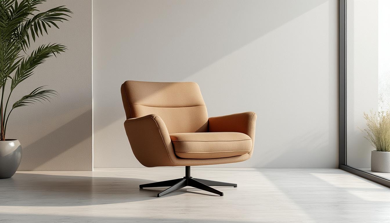 découvrez notre sélection de fauteuils pivotants alliant confort optimal et design élégant, parfaits pour sublimer votre intérieur avec style et fonctionnalité.