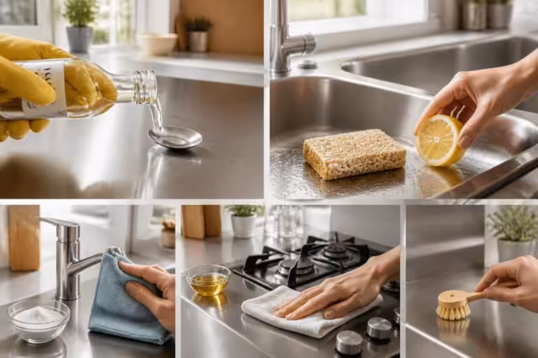 découvrez 5 astuces de grand-mère efficaces pour nettoyer l'inox naturellement et lui redonner toute sa brillance facilement.